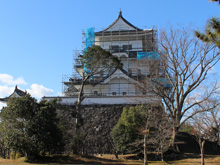 伊賀上野城改修工事